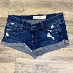 | abercrombie & fitch | jean shorts